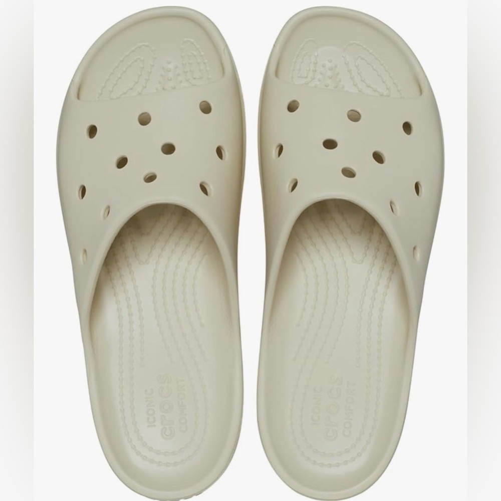 CROCS Bone Platform Classic slide